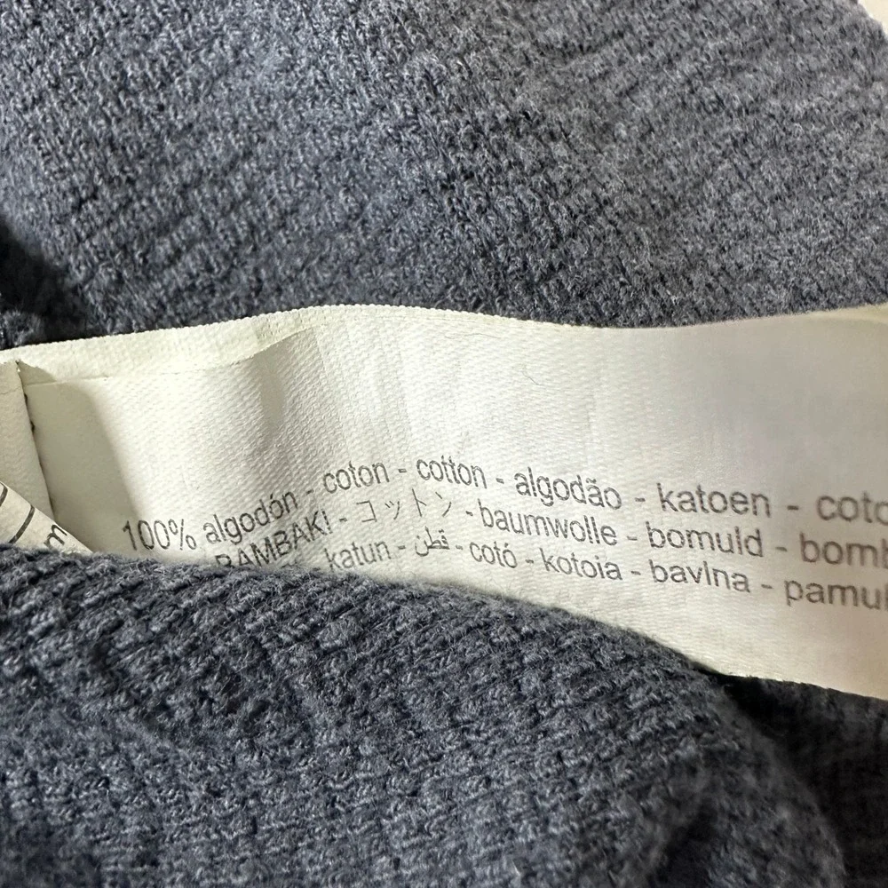 Zara‎ Short & Shirt Set Kids 11-12 Gray Textured Relax and Play Seersucker 2pc